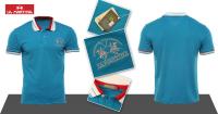 polo paris ralph lauren hommes tee shirt detail cotton 1a martina blue